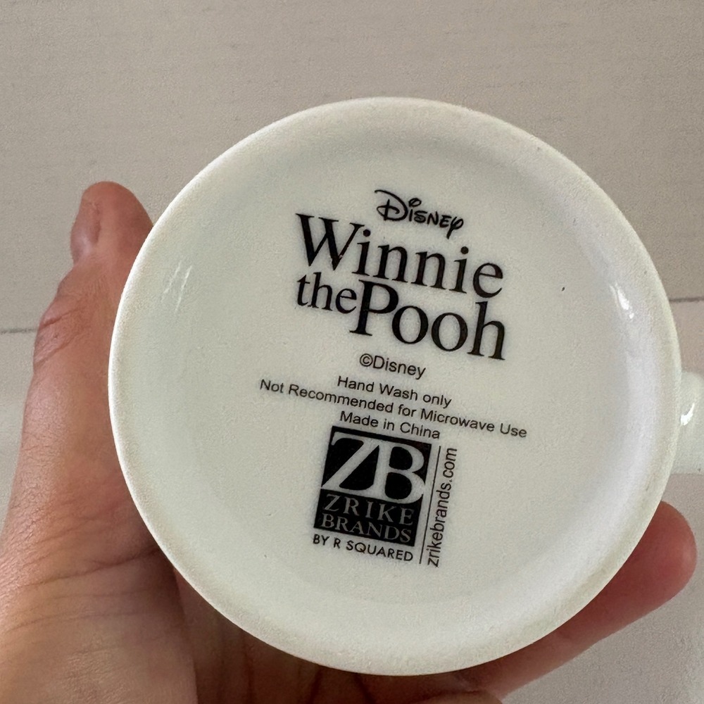 Disney Winnie the Pooh Piglet Today is my favorite Day Gold Rim Mug Zrike Brands - Picture 6 of 8